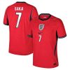 England Nike Away Aero-FIT Match Shirt 2026 with Saka 7 printing