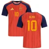 Spain Dani Olmo 10 Home Soccer Jersey World Cup 2026