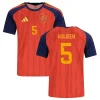 Spain Dean Huijsen 5 Home Soccer Jersey World Cup 2026