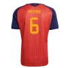 Spain Mikel Merino 6 Home Soccer Jersey World Cup 2026