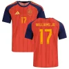Spain Nico Williams 17 Home Soccer Jersey World Cup 2026
