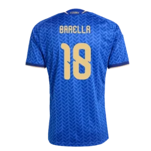 Italy Nicolo Barella 18 Home Soccer Jersey World Cup 2026