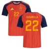 Spain Marc Cucurella 22 Home Soccer Jersey World Cup 2026