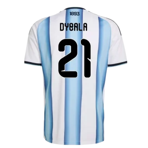 Argentina Paulo Dybala 21 Home Soccer Jersey World Cup 2026
