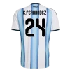 Argentina Enzo Fernandez 24 Home Soccer Jersey World Cup 2026