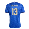 Italy Riccardo Calafiori 13 Home Soccer Jersey World Cup 2026