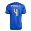 Italy Leonardo Spinazzola 4 Home Soccer Jersey World Cup 2026