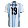 Argentina Nicolas Otamendi 19 Home Soccer Jersey World Cup 2026