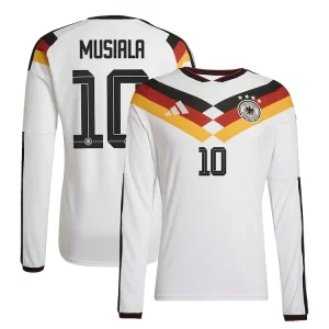 Germany Jamal Musiala 10 Long Sleeve Home Soccer Jersey World Cup 2026
