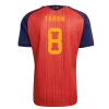 Spain Fabián Ruiz 8 Home Soccer Jersey World Cup 2026