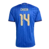 Italy Federico Chiesa 14 Home Soccer Jersey World Cup 2026