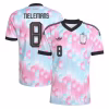 Belgium adidas Away Shirt 2026 with Tielemans 8 printing