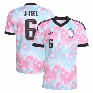 Belgium adidas Away Shirt 2026 with Witsel 6 printing