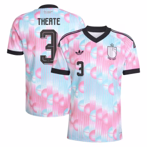 Belgium adidas Away Shirt 2026 with Theate 3 printing