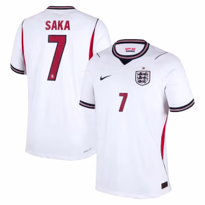 England Nike Home Aero-FIT Match Shirt 2026 with Saka 7 printing