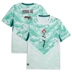 Cristiano Ronaldo Portugal National Team Puma 2026 Away Replica Jersey - White