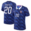 France Nike Home Aero-Fit Match Shirt 2026 with Barcola 20 printing