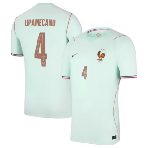 France Nike Away Stadium Shirt 2026 with Upamecano 4 printing