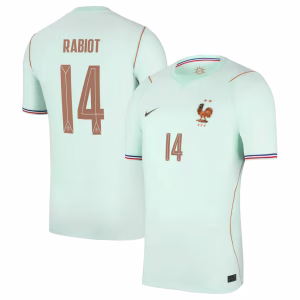 France Nike Away Stadium Shirt 2026 with Rabiot 14 printing